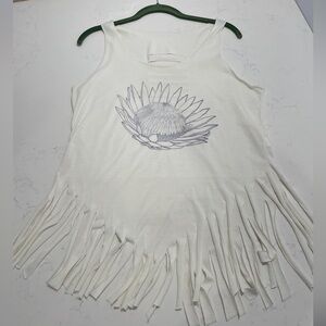 Unique Protea Fringe Tank Size M